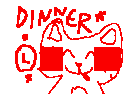 miku cat dinner time!