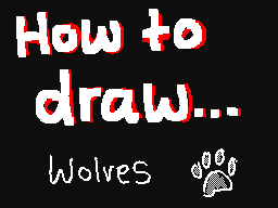How to draw wolves
