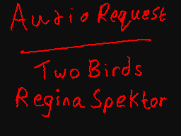 Two Birds - Regina Spektor