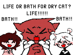Life or bath for dry cat?
