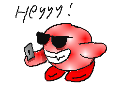 Kirby Waves at you