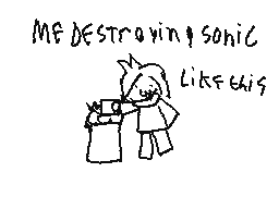 destroying sonic statues