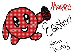 Happy Easter from Kirby!