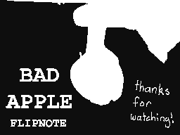 Bad Apple!! (First 14 seconds of)