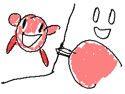 Kirbys drawing time