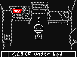 check under bed