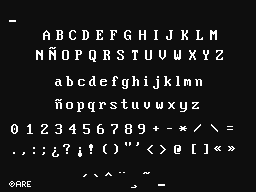 Font: Console normal