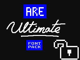 ARE's Ultimate Font Pack