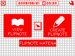 Flipnote stworzony przez ⒷⒶDR