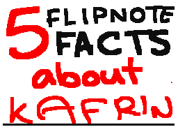 Flipnote stworzony przez Kafrin