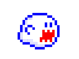 Boo in Pixel Art