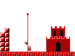 Mario Finish Level Explosion